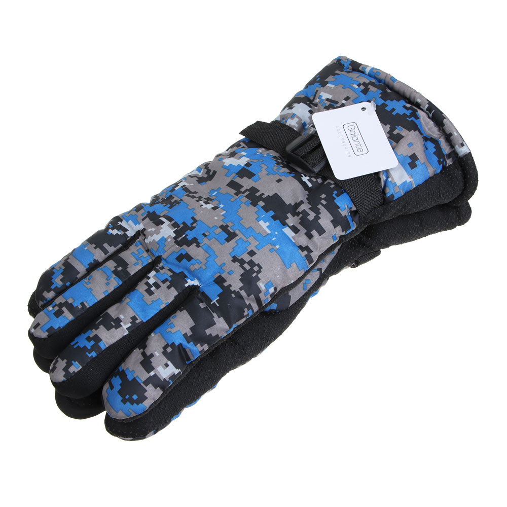 GALANTE Перчатки мужские болоньевые утепленные с фиксатором, р-р 22-24, 3 цвета, СЗПВ24-10, арт.№ 363-362