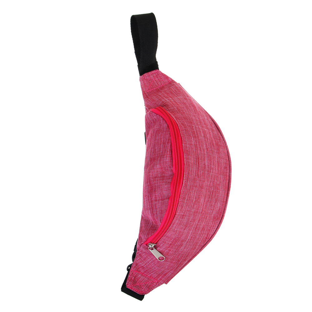 ЮL Сумка поясная молодежная, полиэстер, пластик, 35х12см, 6 цветов, арт.№ 337-085