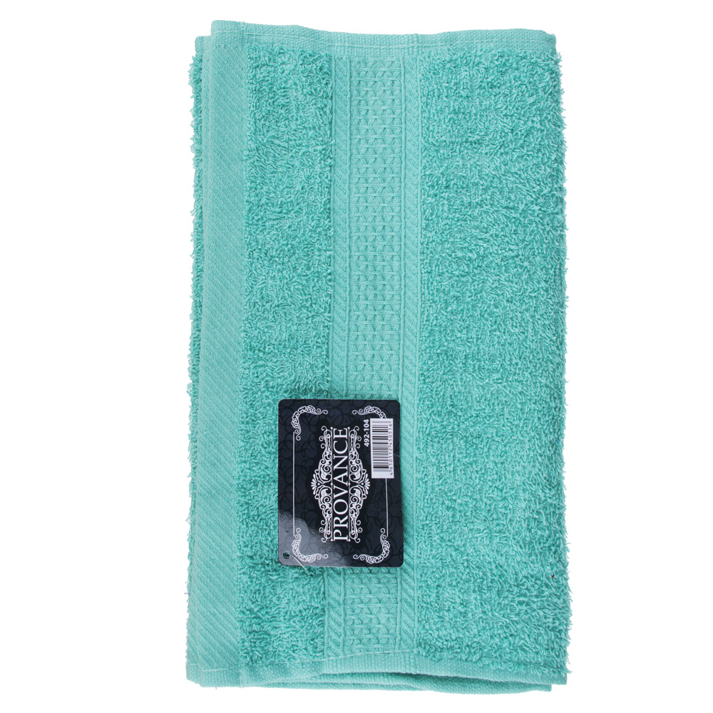 PROVANCE Наоми Полотенце махровое, 100% хлопок, 30х70см, 360гр/м, мятный, морская волна, арт.№ 492-104