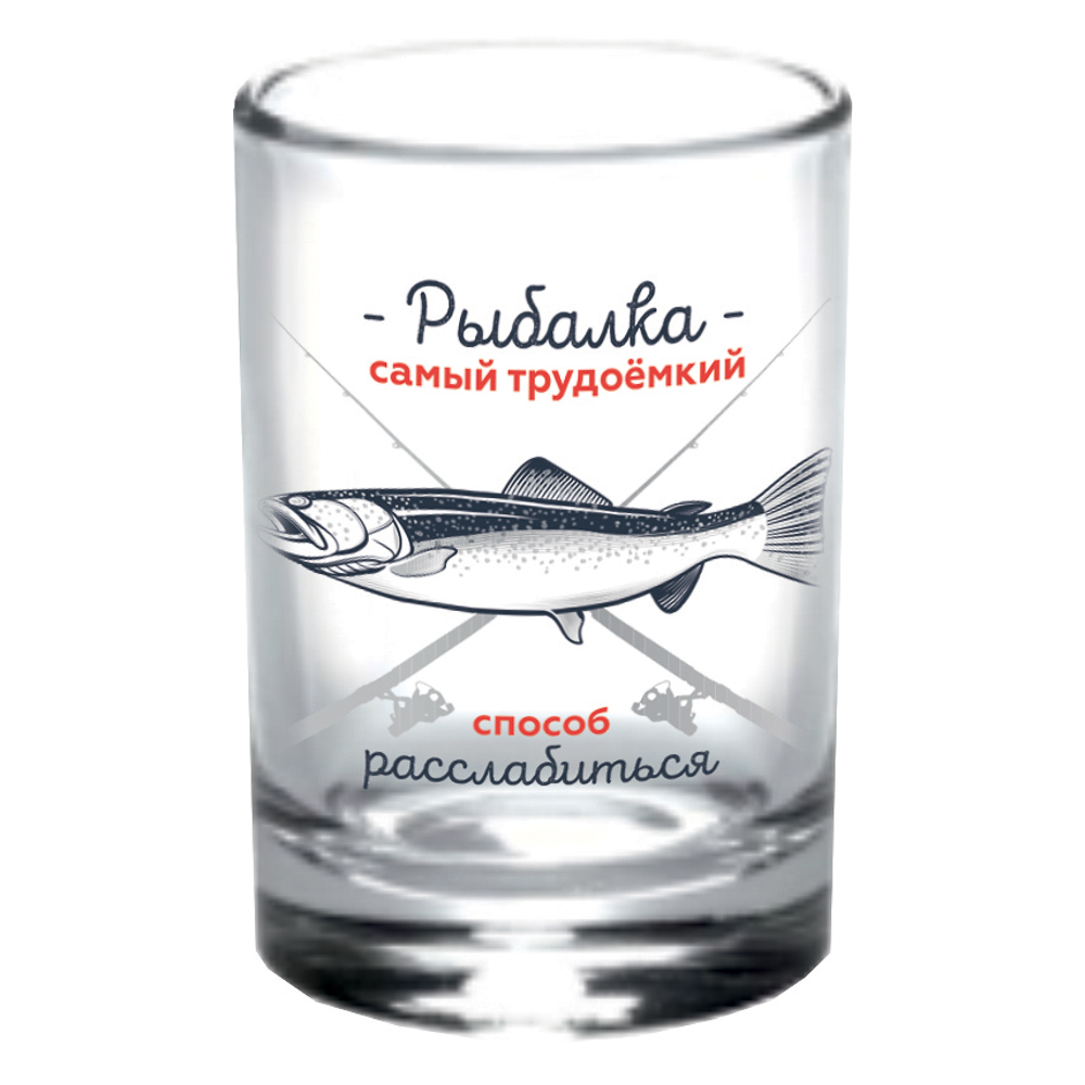 ОСЗ На рыбалке Набор стопок гладких 6шт 50мл, стекло, арт.№ 878-582