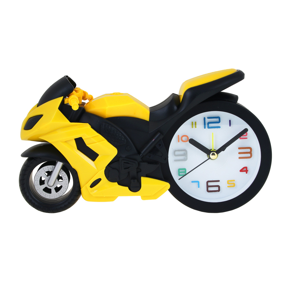 LADECOR CHRONO Будильник в виде мотоцикла 23х7х14см, 1хAA, пластик, арт.№ 529-208