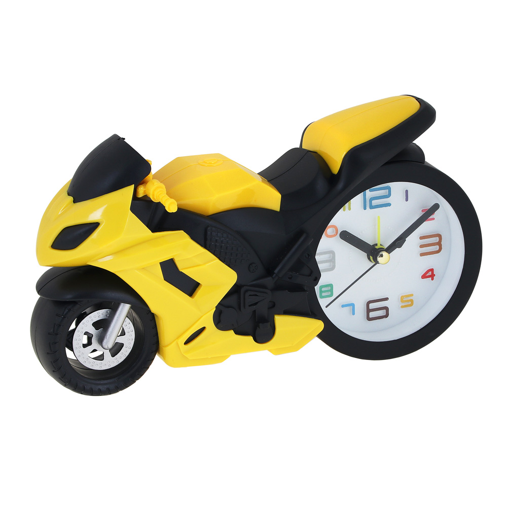 LADECOR CHRONO Будильник в виде мотоцикла 23х7х14см, 1хAA, пластик, арт.№ 529-208