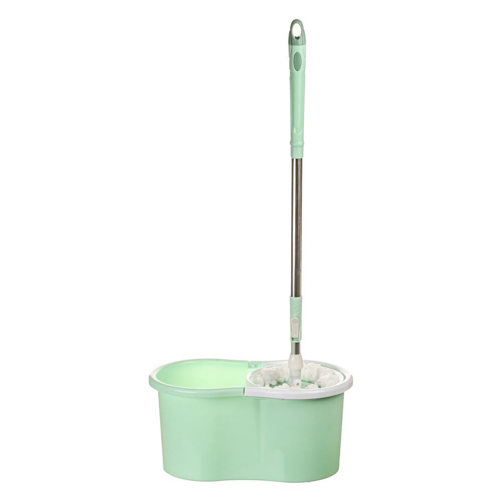 Набор для уборки с отжимом и смен.насадкой тм VETTA, ведро 9л, пластик, арт.№ 407-031