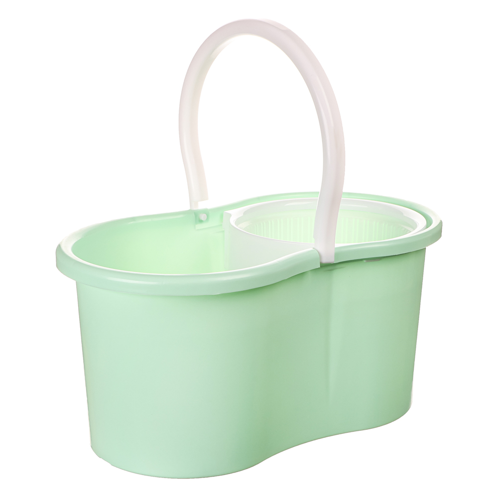 Набор для уборки с отжимом и смен.насадкой тм VETTA, ведро 9л, пластик, арт.№ 407-031