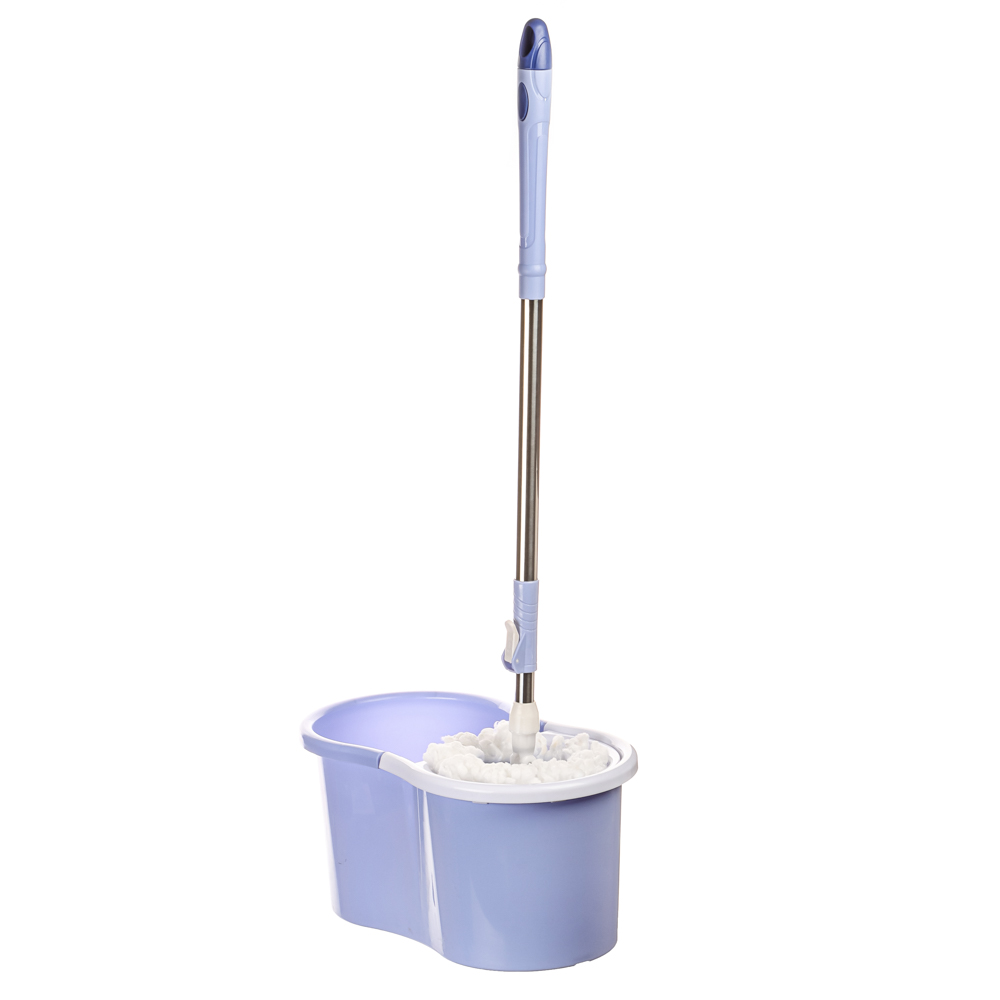 Набор для уборки с отжимом и смен.насадкой тм VETTA, ведро 9л, пластик, арт.№ 407-031