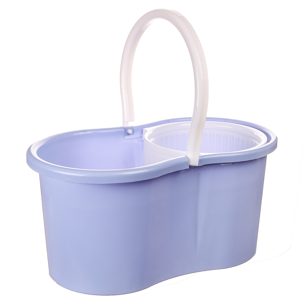 Набор для уборки с отжимом и смен.насадкой тм VETTA, ведро 9л, пластик, арт.№ 407-031