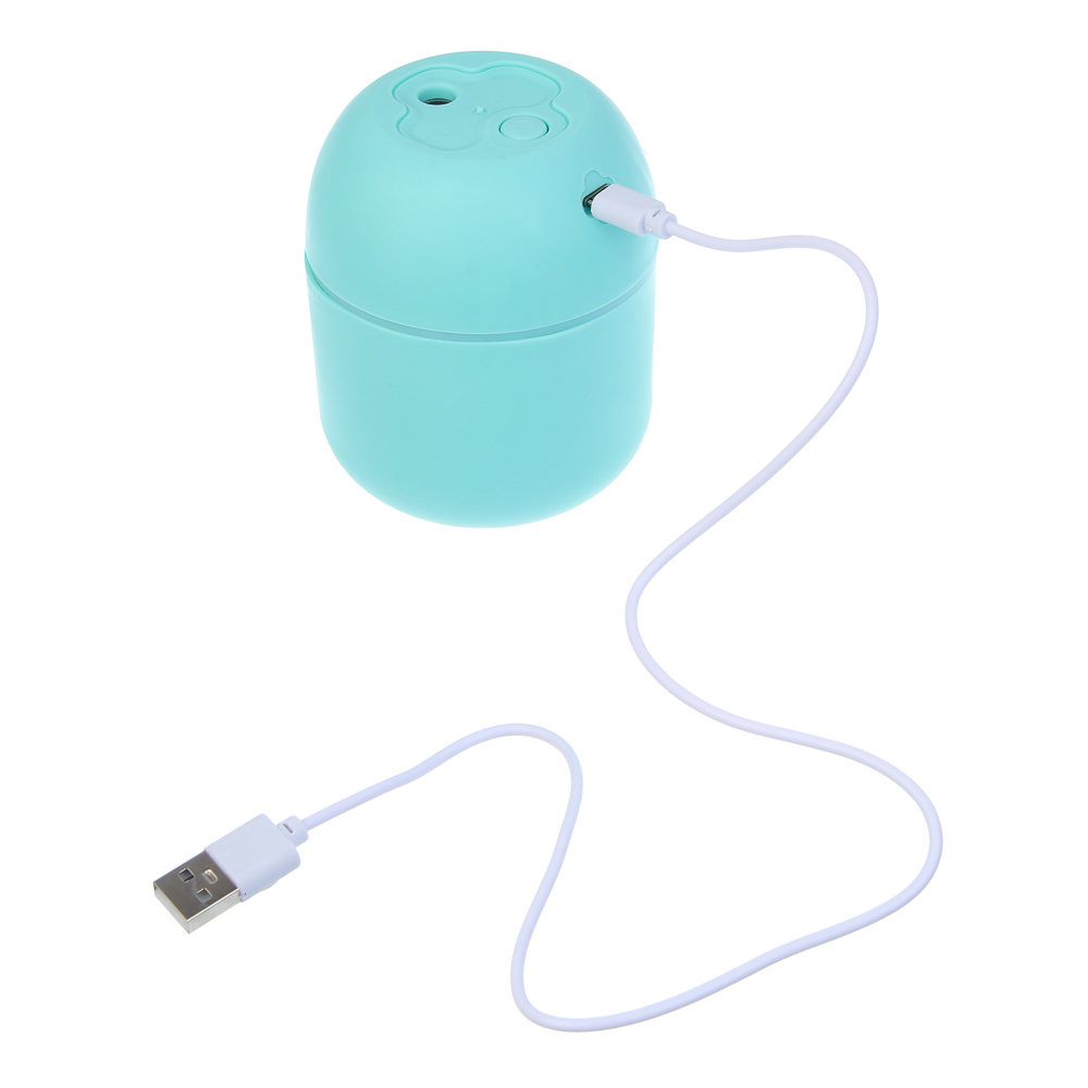 LEBEN Увлажнитель воздуха, 220 Мл, 10x8x8см, питание 5В/0.4А от USB, 2Вт, арт.№ 246-012