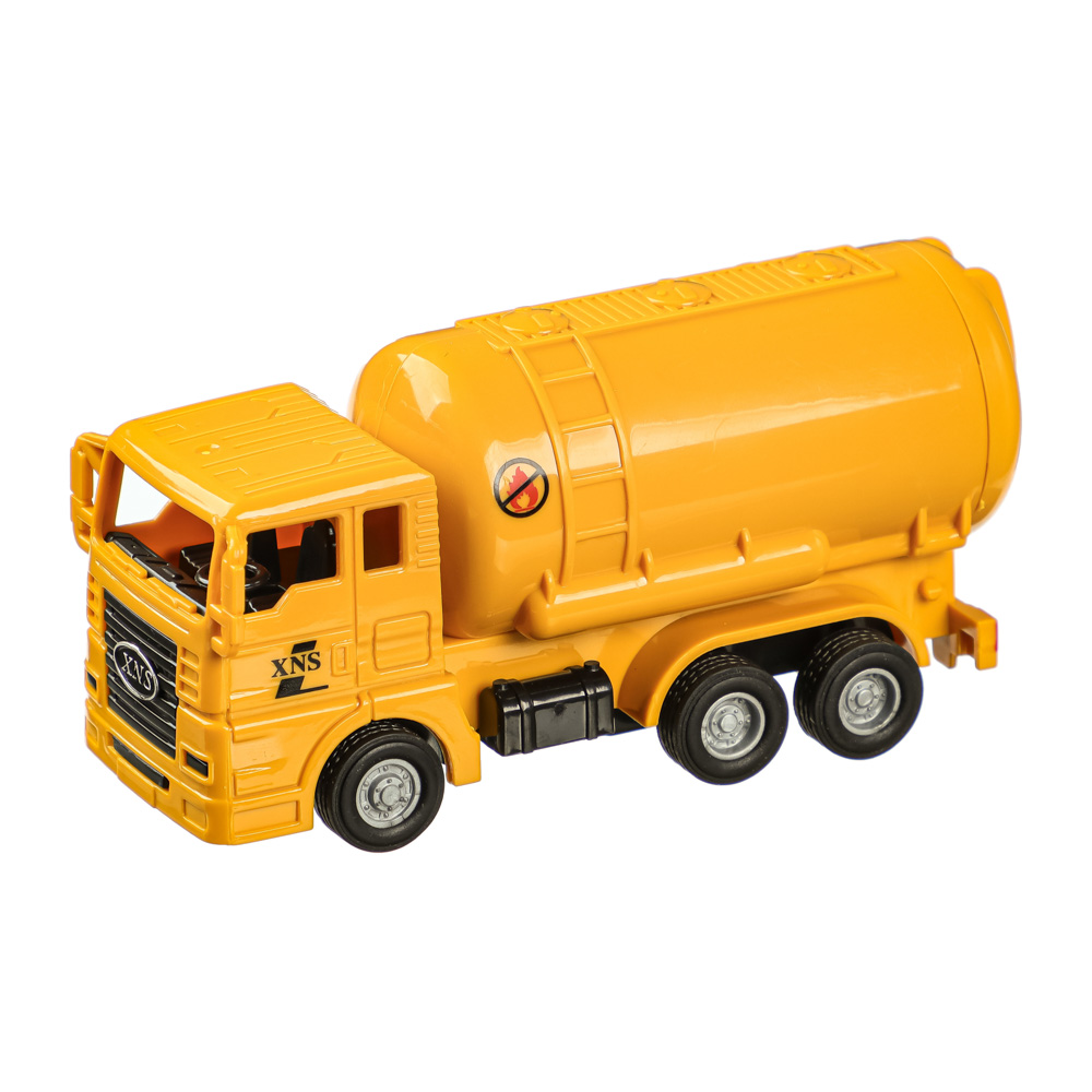 ИГРОЛЕНД Машина в виде спецтехники, инерция, трещотка, ABS, 11,2х4,3х5,3см, 4 диз., арт.№ 292-202