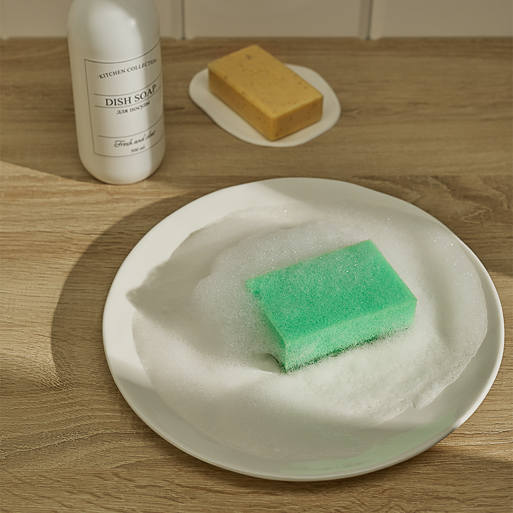 VETTA Набор губок для мытья посуды "Премиум" 5шт, 9,6х6,5х3см, арт.№ 441-084