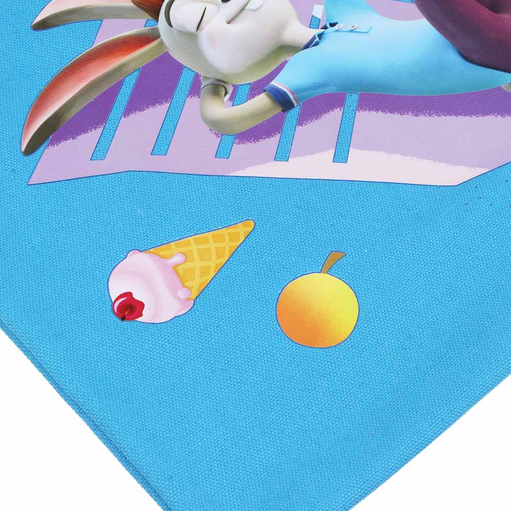 Ну,Погоди! Сумка-шоппер, 38x42см, внутр.карман, ручки 58 см, цветной ПЭ под ткань, "Заяц", арт.№ 805-016