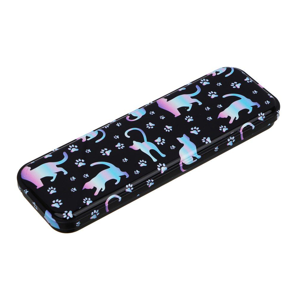 МИЛЫЙ КОТИК Набор канцелярский, 5 предметов, пластиковый кейс, арт.№ 234-064