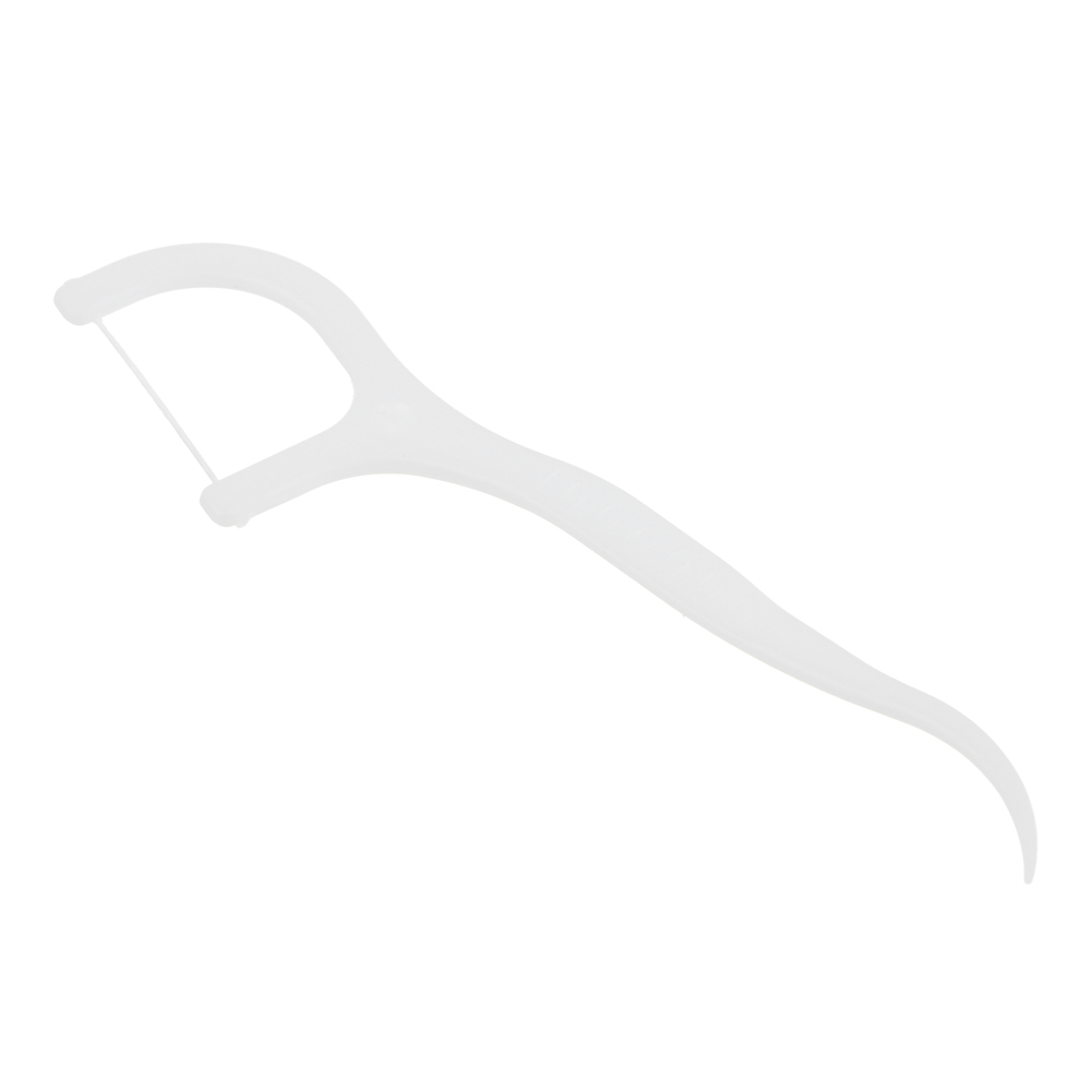 Зубочистки с зубной нитью тм VETTA, полистирол, полиэтиленовое волокно, 7,4см, 50шт, арт.№ 437-274