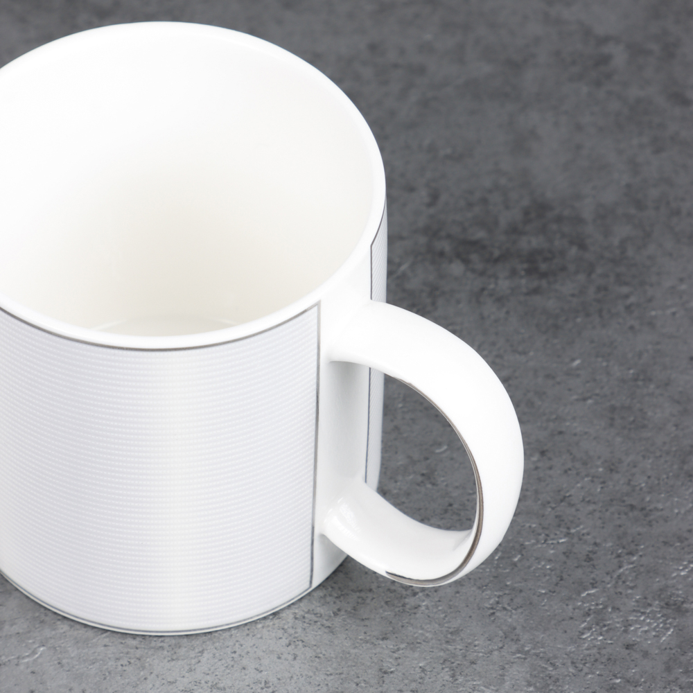 MILLIMI Сильвер Кружка, 280мл, фарфор, арт.№ 802-475