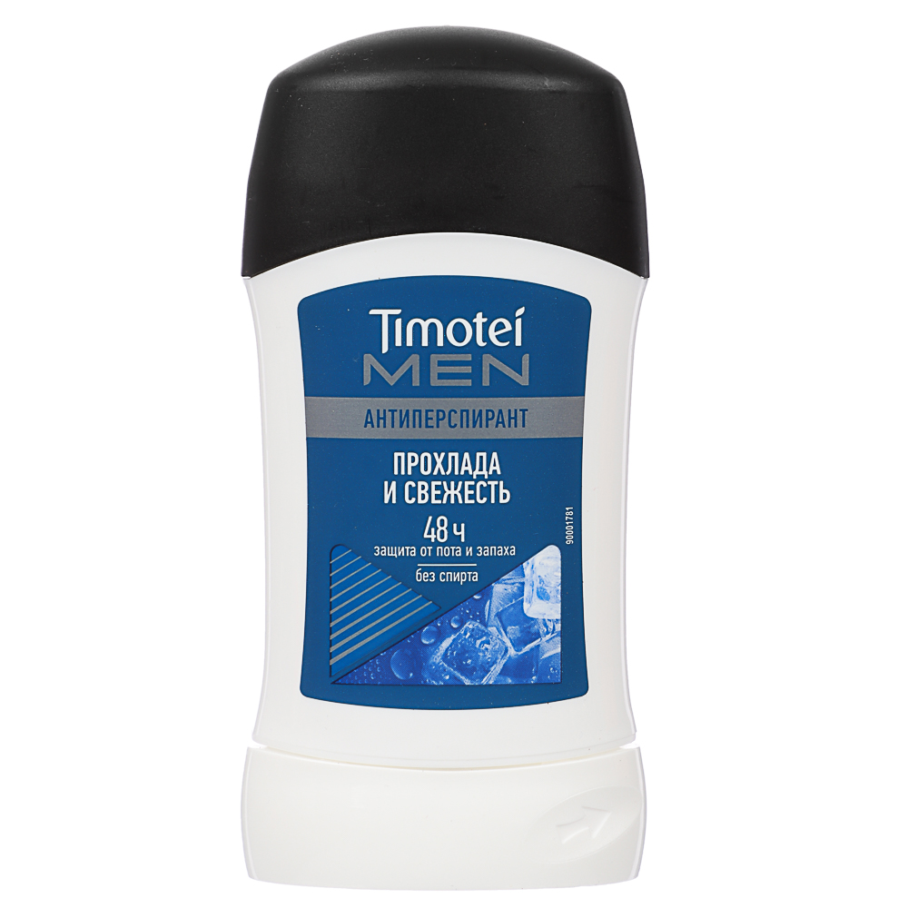 Антиперспирант твердый мужской TIMOTEI MEN Прохлада и свежесть, п/б, 30мл, арт.№ 976-003
