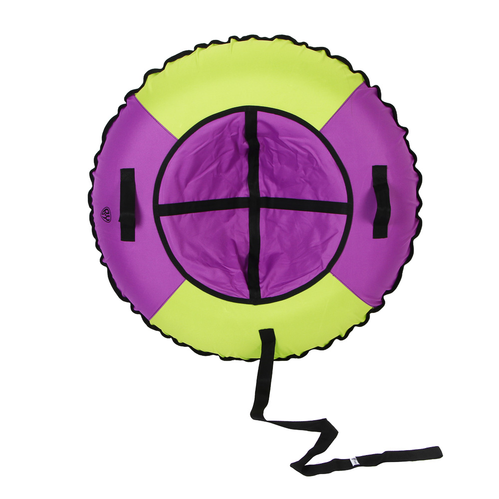 BY SPORT Тюбинг/ватрушка, диаметр 100см, оксфорд 600D, ПВХ, бутиловая камера R15, фиолетовый, арт.№ 112-074