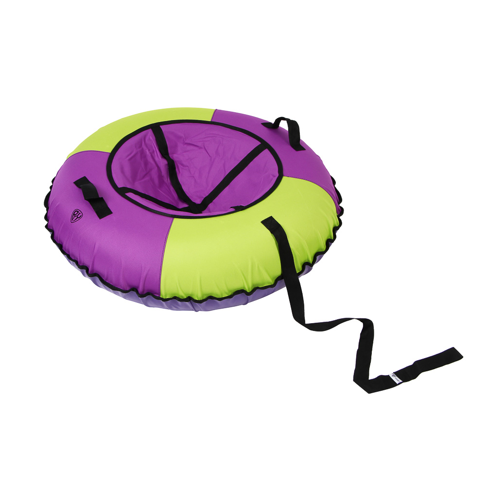 BY SPORT Тюбинг/ватрушка, диаметр 100см, оксфорд 600D, ПВХ, бутиловая камера R15, фиолетовый, арт.№ 112-074