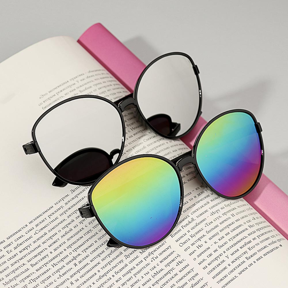 GALANTE Очки солнцезащитные женские, пластик, 146х54мм, 4 цвета, арт.№ 304-432