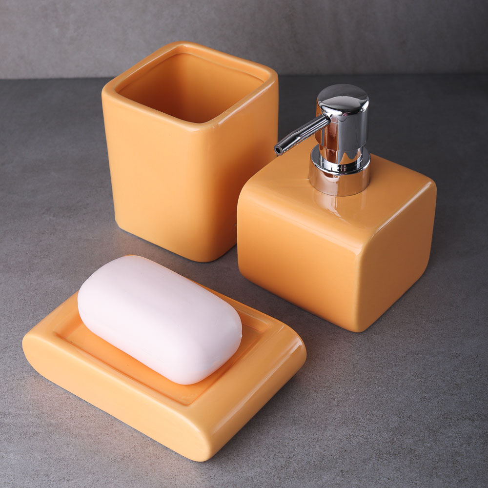 VETTA Стакан для ванной комнаты, "Конфетка", керамика, 6 диз/цв, арт.№ 463-925