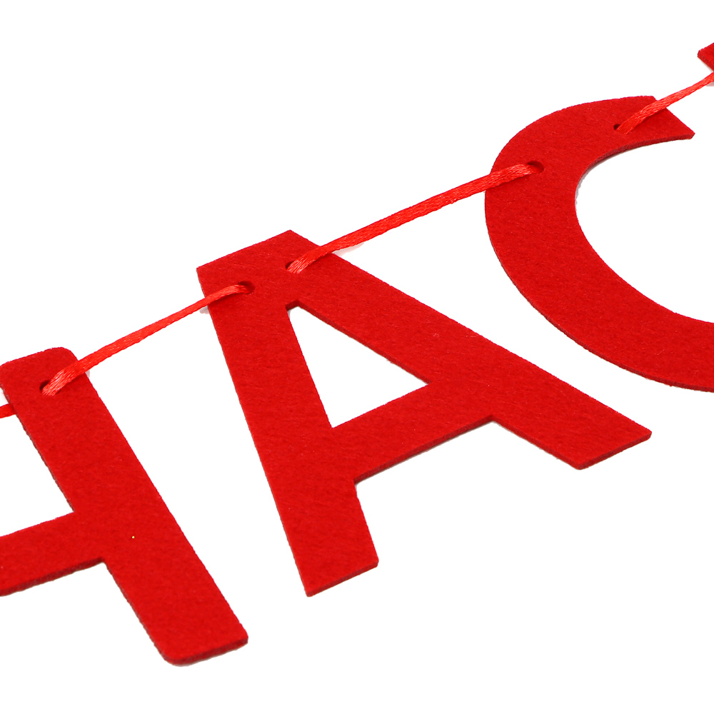 PROVANCE Винтер Украшение из фетра, 13см, 100% полиэстер, красный, арт.№ 492-180