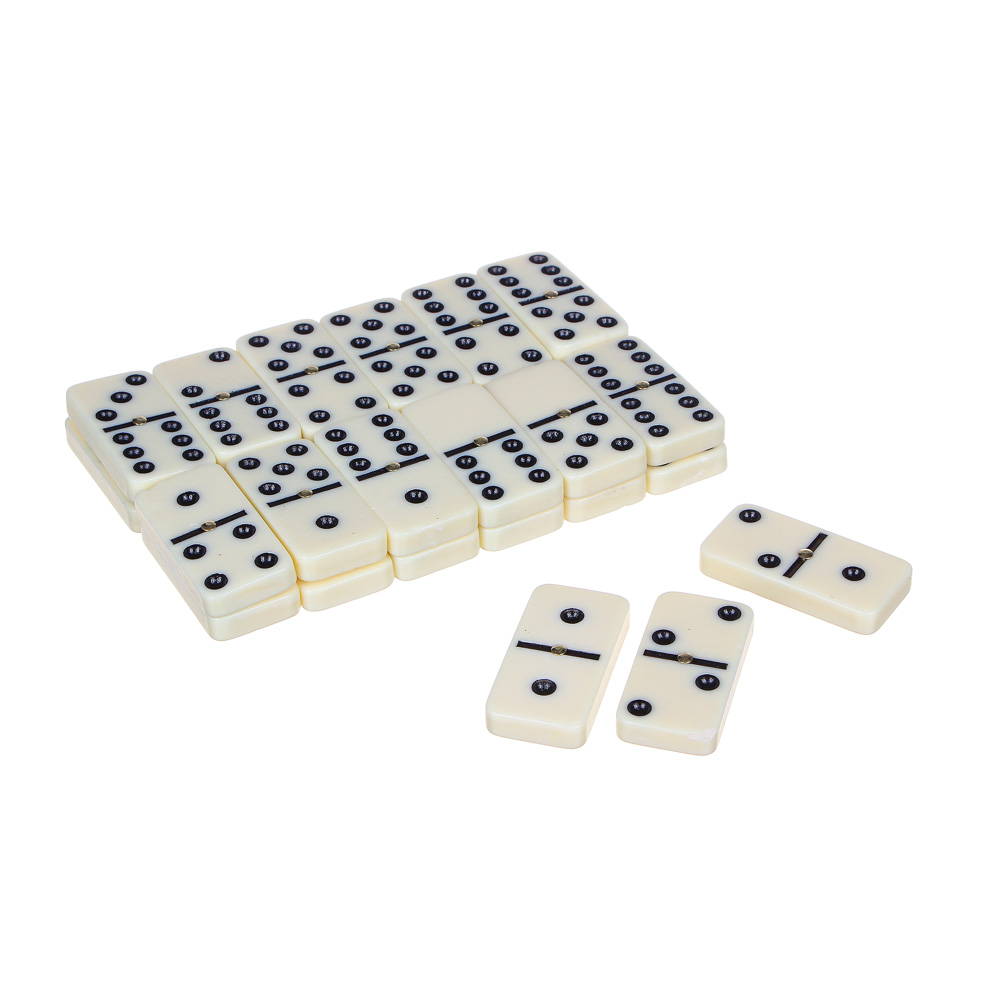 LDGames Домино в пенале на молнии, 19,3х12х2 см, пластик, полиэстер, арт.№ 537-015