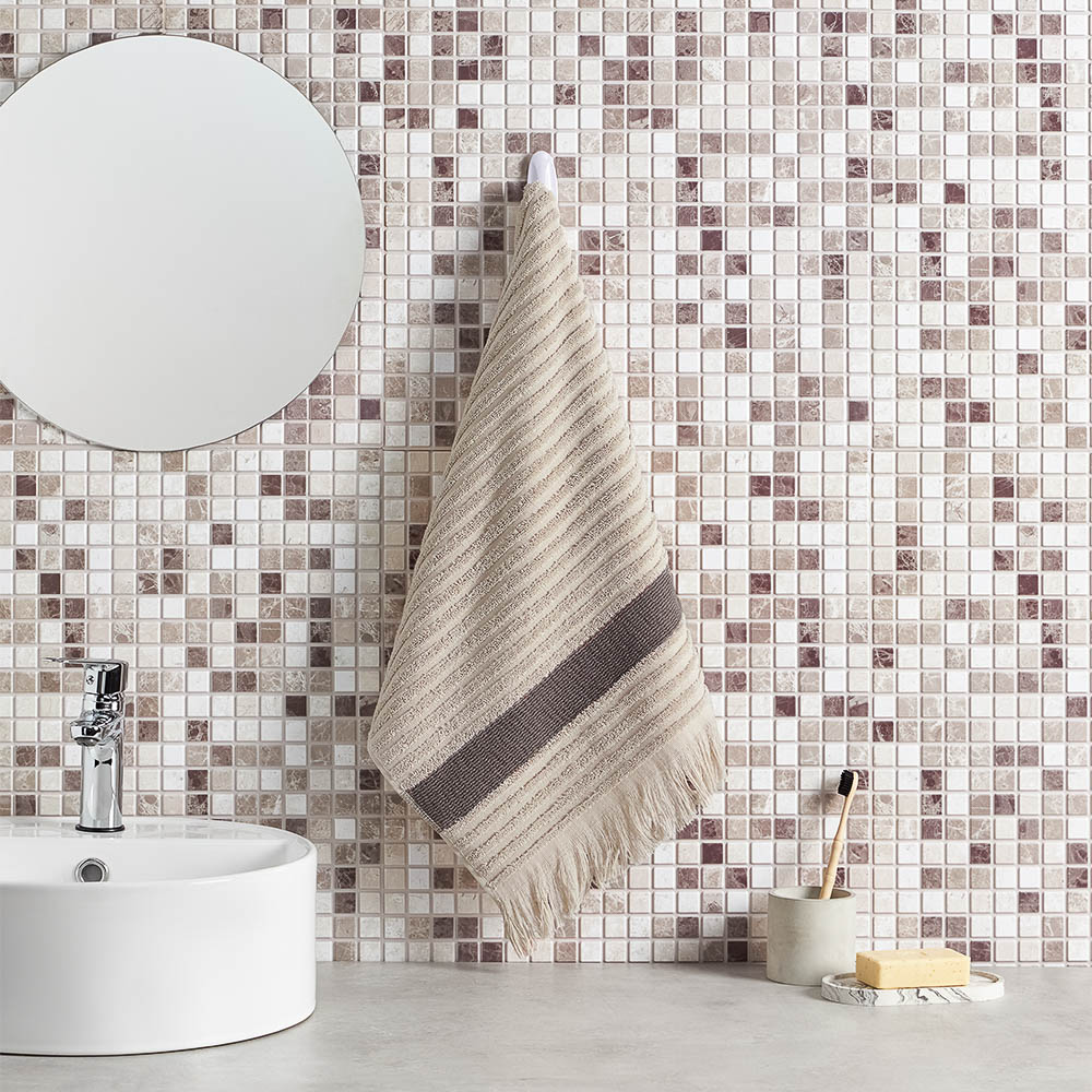 PROVANCE Хейзел Полотенце махровое, 100% хлопок, 50х90см, 500гр/м, бежевый, арт.№ 484-141