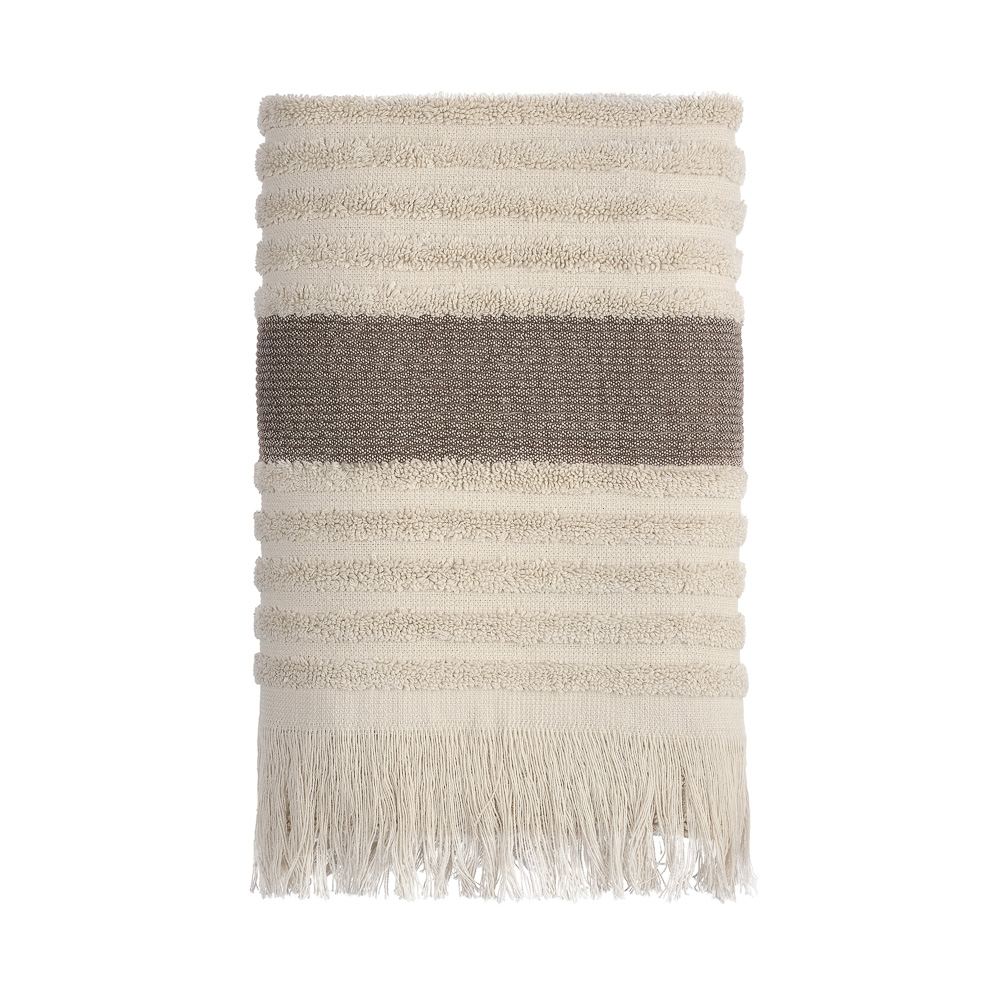 PROVANCE Хейзел Полотенце махровое, 100% хлопок, 50х90см, 500гр/м, бежевый, арт.№ 484-141