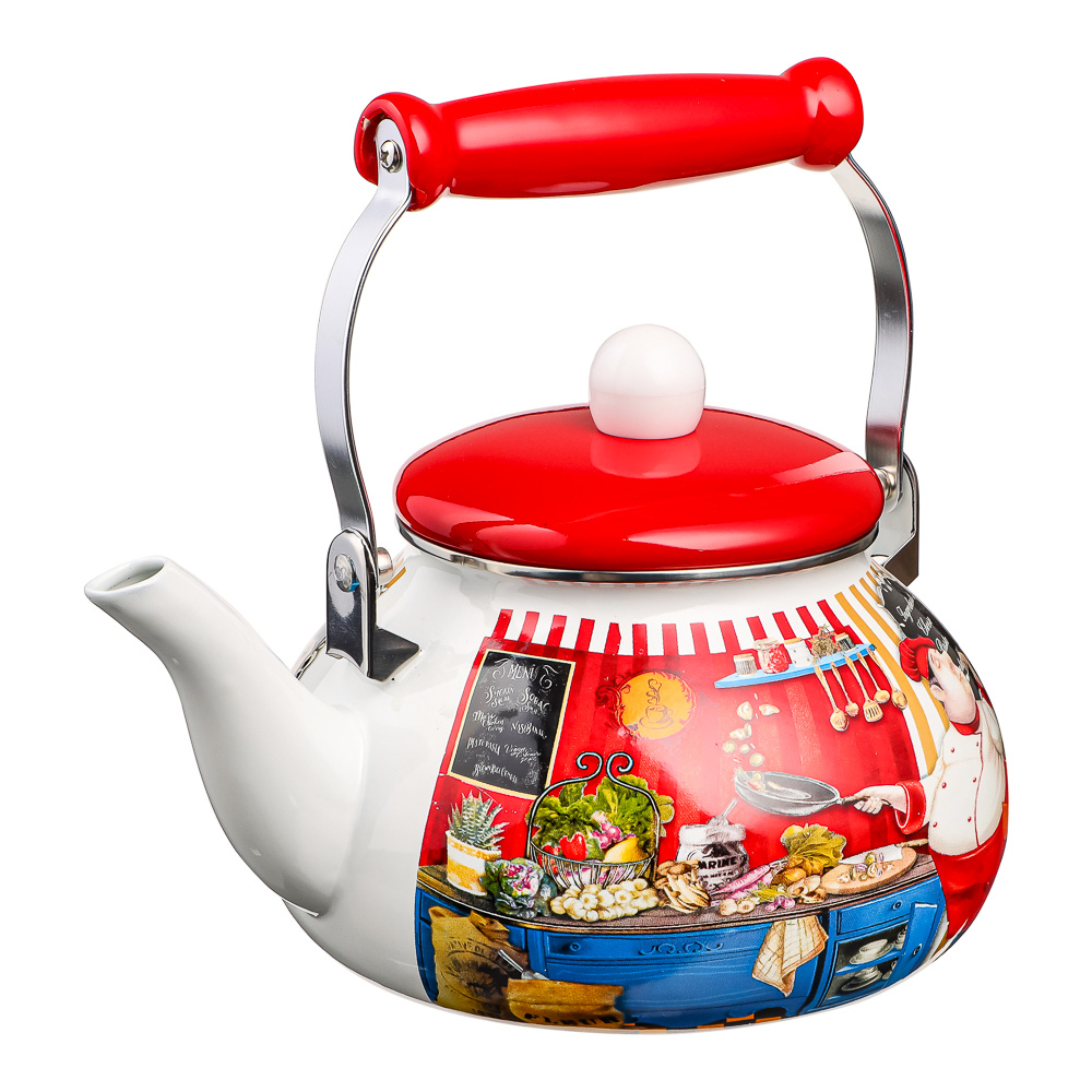 VETTA Повар Чайник эмалированный 2,5л, индукция, арт.№ 894-442