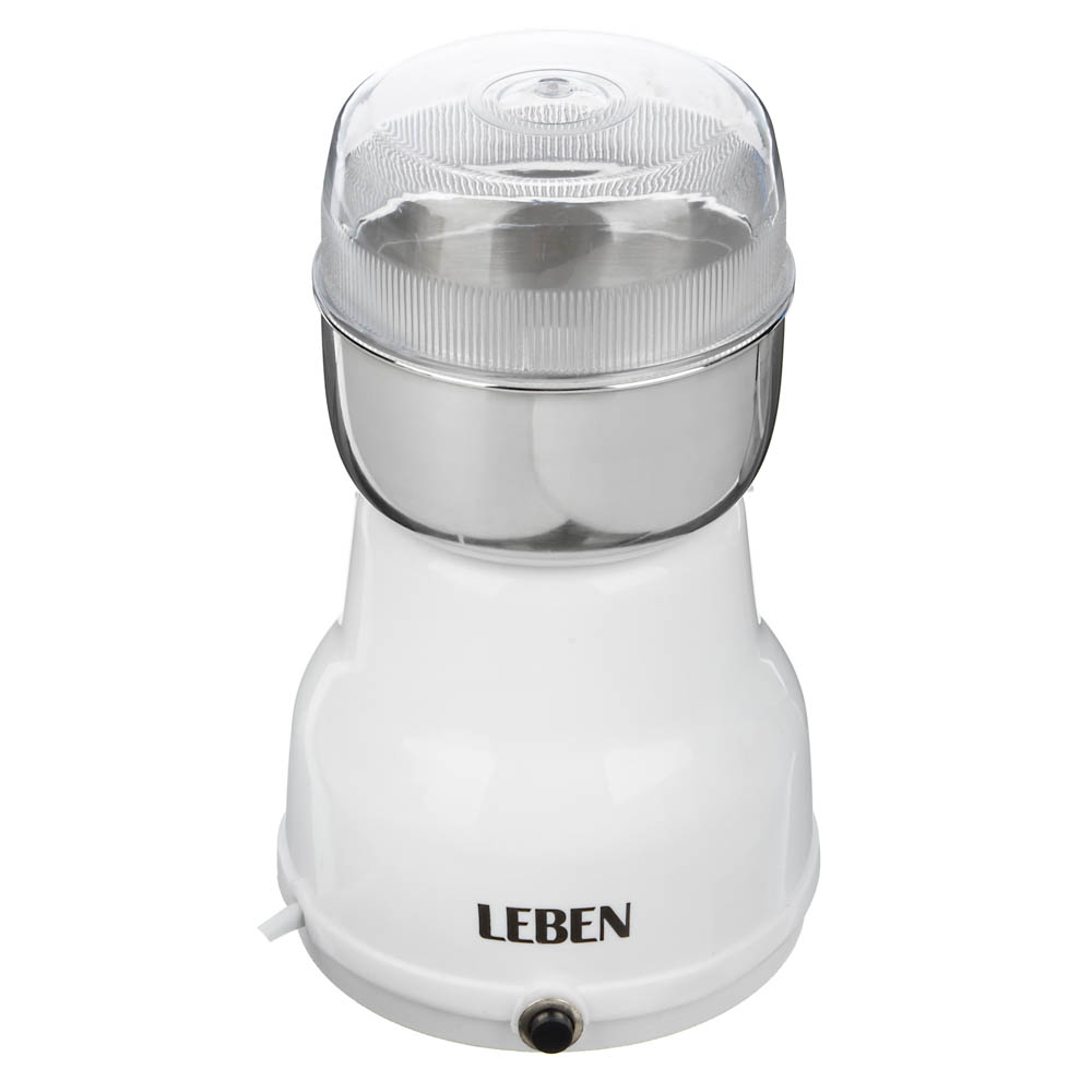 LEBEN Кофемолка, металл, 150Вт, загрузка 50гр, арт.№ 286-036