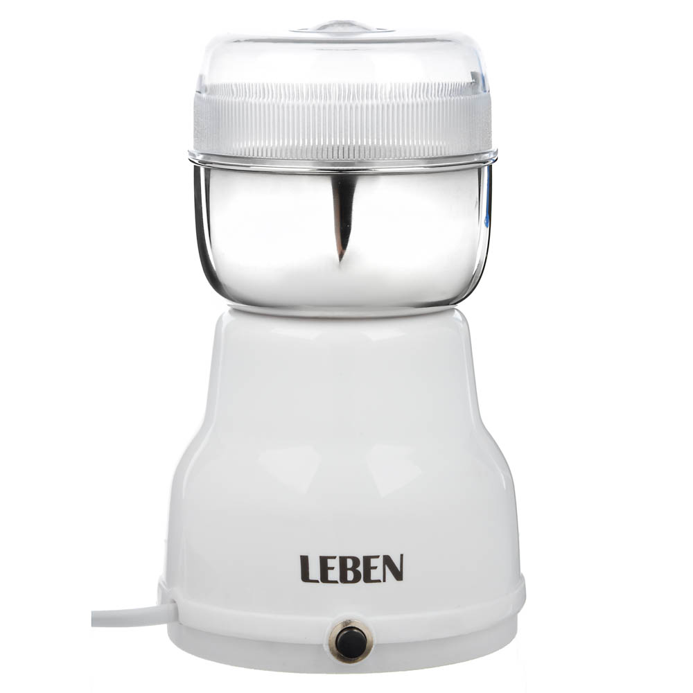 LEBEN Кофемолка, металл, 150Вт, загрузка 50гр, арт.№ 286-036