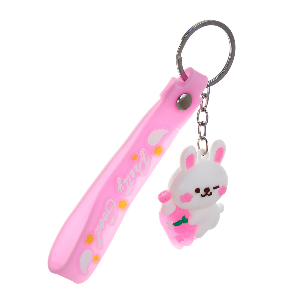 ИГРОЛЕНД Брелок с игрушкой 4-8 см, полипропилен, 6 дизайнов, арт.№ 295-201