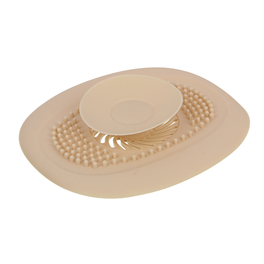 Пробка-фильтр для раковины тм VETTA, 10x11см, ТПР, арт.№ 411-032