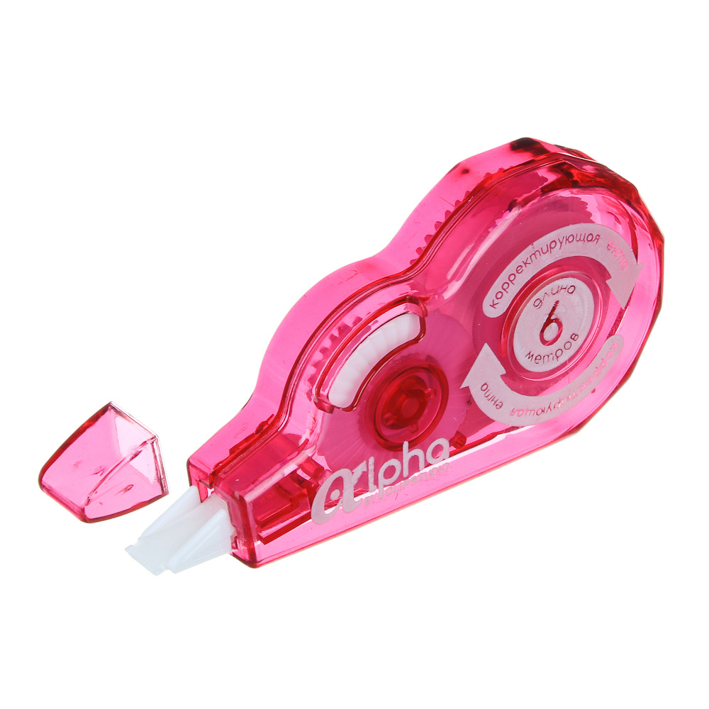 Корректирующая лента ClipStudio Альфа, 5мм х 6м, пластик, арт.№ 587-009