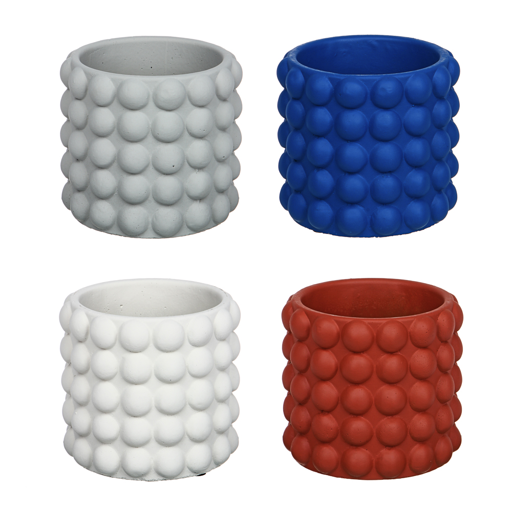 INBLOOM Кашпо бетонное, 11х11х10см, арт.№ 164-290