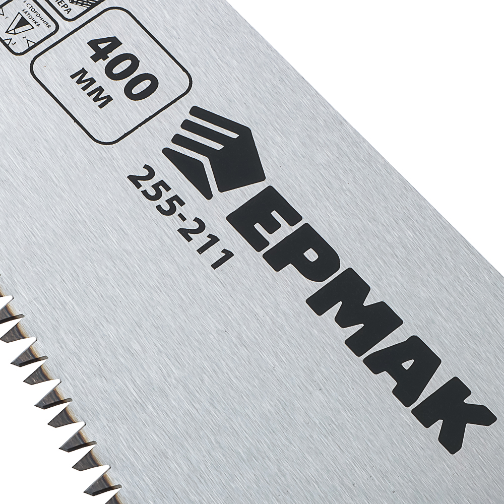 ЕРМАК Ножовка по дереву "Средний зуб 3D" 400мм, арт.№ 255-211