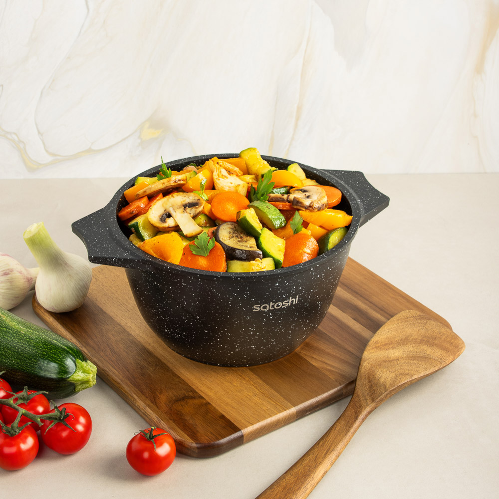 SATOSHI Монфор Казан 20х11,5см, 2,7л, литой алюминий, индукция, арт.№ 846-744