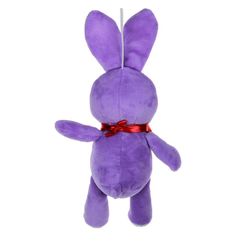 СНОУ БУМ Сувенир мягкий в виде зайца, 20x12x9 см, полиэстер, 4 цвета, арт.№ 394-364