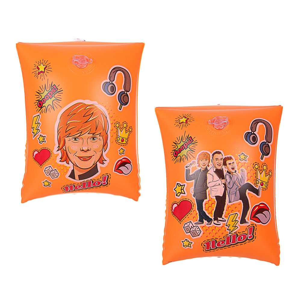 SILAPRO Счастливчик Нарукавники для плавания, 13х21см, ПВХ, толщина 0,18мм, арт.№ R21-022