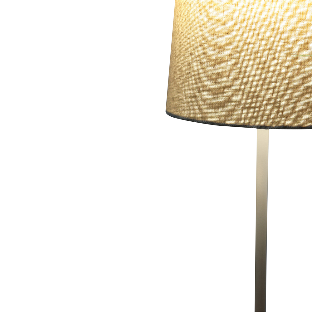 Светильник переносной настольный BY Эльбург, 34см, E14, 40Вт, 230В бамбук, металл, текстиль, серый, арт.№ 476-432