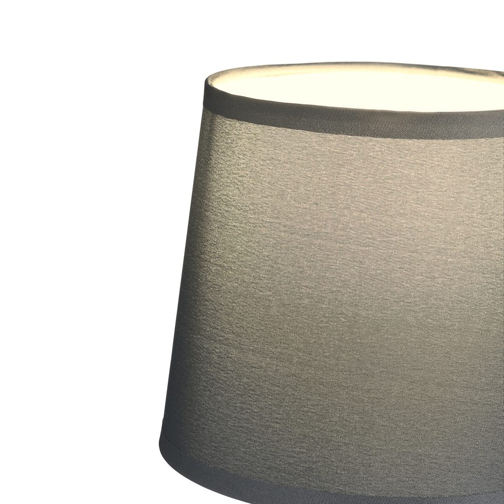 Светильник переносной настольный BY Марсель, 25 см, E14, 40Вт, 230В, керамика, текстиль, сер/зел, арт.№ 476-022