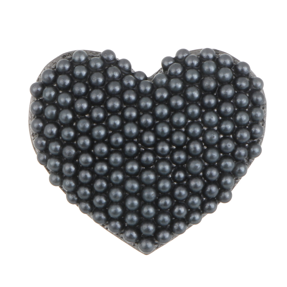 Брошь сердце, 2,7см, сплав, 2 цвета, БЖ25-20, арт.№ 023-029