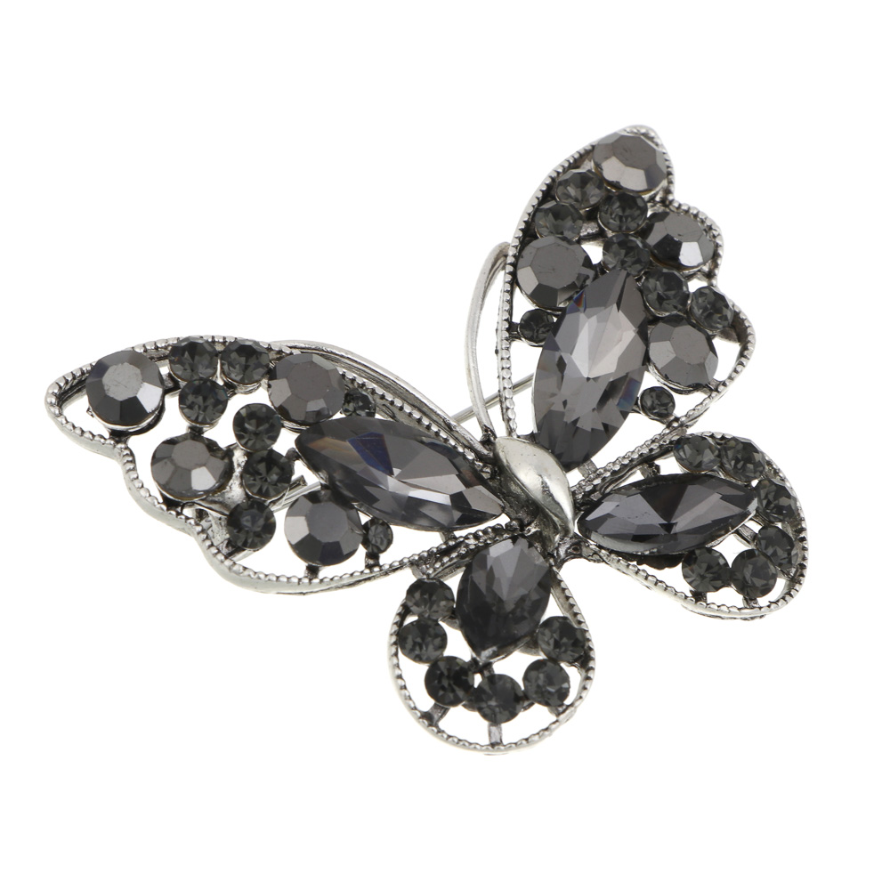 Брошь бабочка, сплав, 2 дизайна, БЖ25-21, арт.№ 023-030