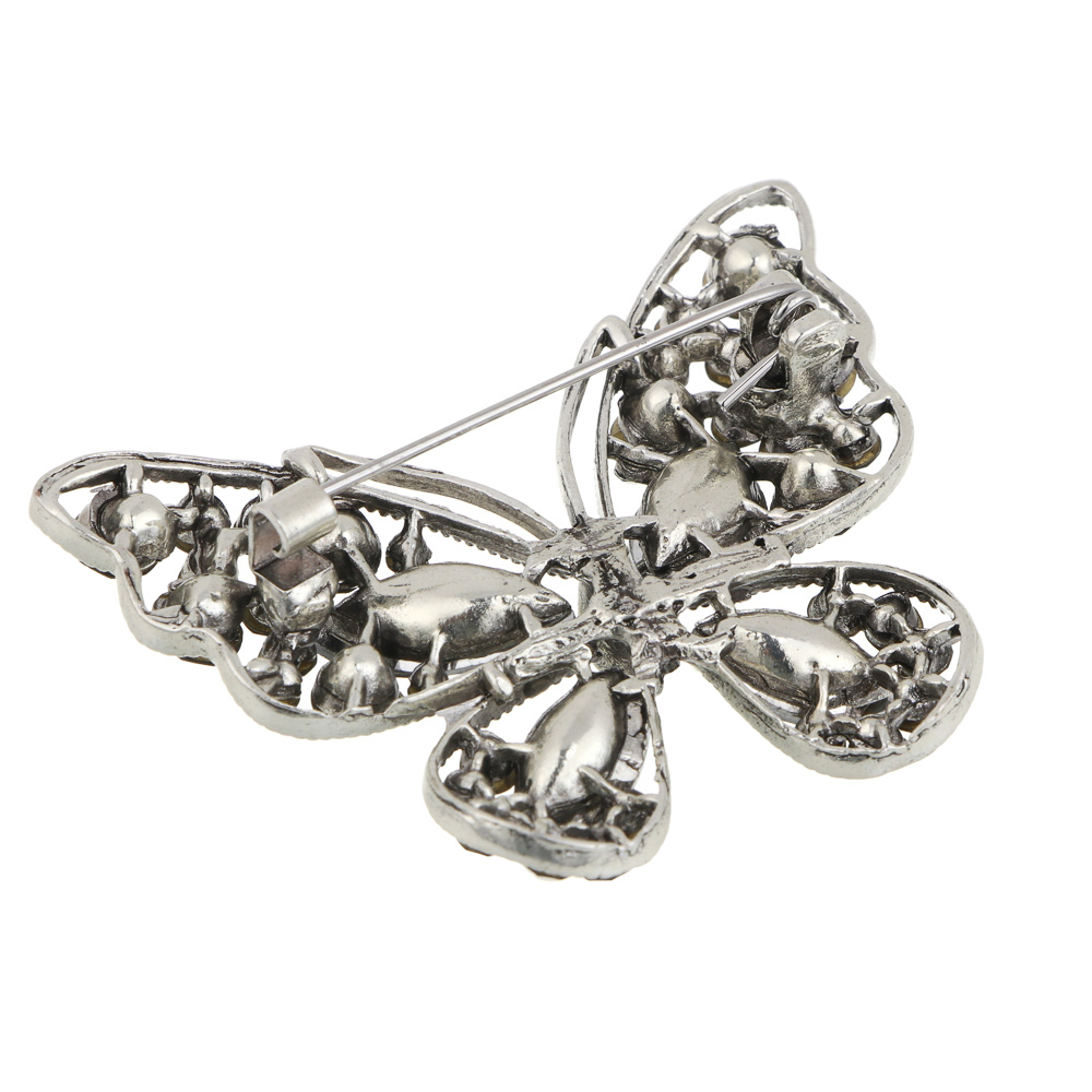 Брошь бабочка, сплав, 2 дизайна, БЖ25-21, арт.№ 023-030