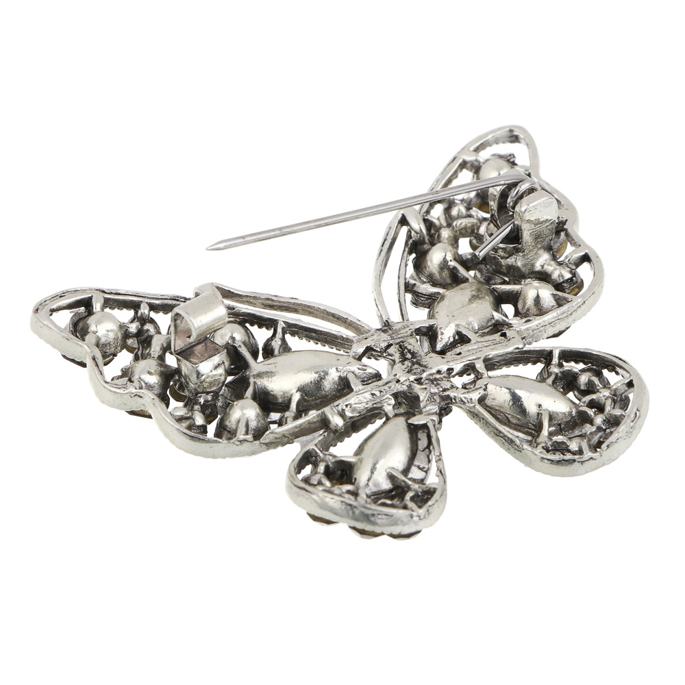 Брошь бабочка, сплав, 2 дизайна, БЖ25-21, арт.№ 023-030