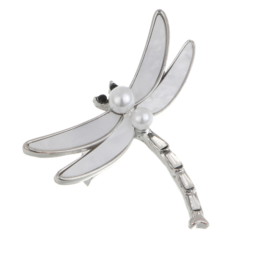 Брошь стрекоза, 4x4,5см, сплав, БЖ25-22, арт.№ 023-031