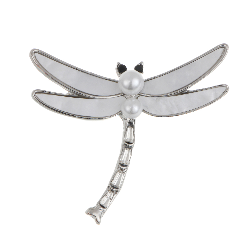 Брошь стрекоза, 4x4,5см, сплав, БЖ25-22, арт.№ 023-031