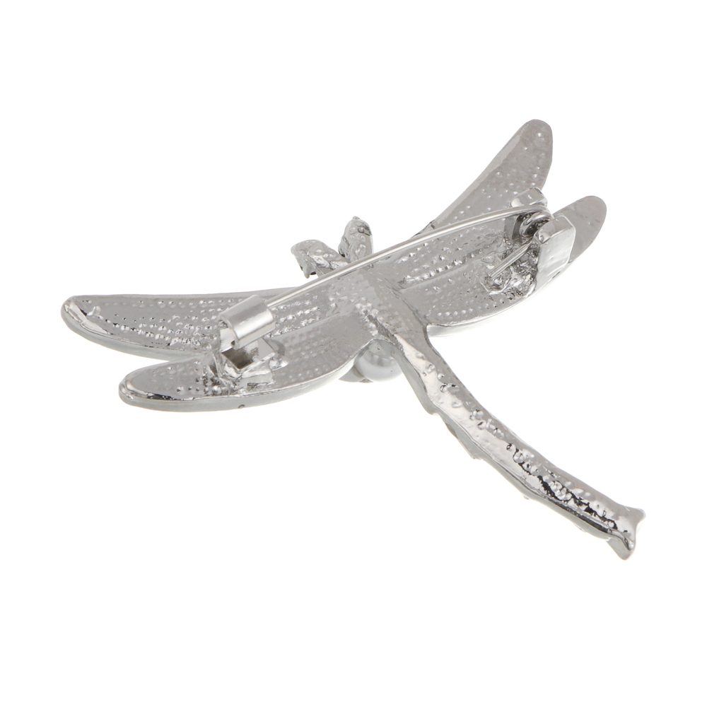 Брошь стрекоза, 4x4,5см, сплав, БЖ25-22, арт.№ 023-031