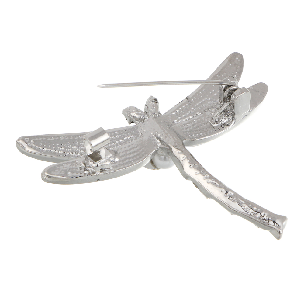 Брошь стрекоза, 4x4,5см, сплав, БЖ25-22, арт.№ 023-031