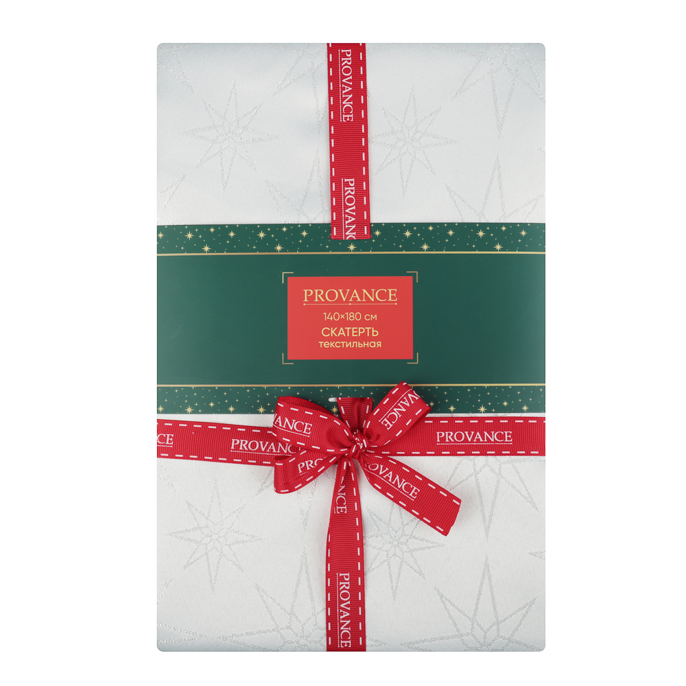 PROVANCE Щелкунчик Скатерть текстильная, 140х180см, 80% пэ, 20% люрекс, арт.№ 492-255