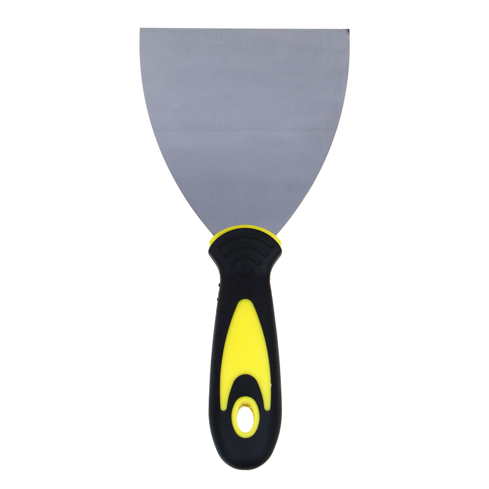 ЕРМАК Шпатель металл. с двухкомпонентной рукояткой, 100 мм 120, арт.№ 683-163