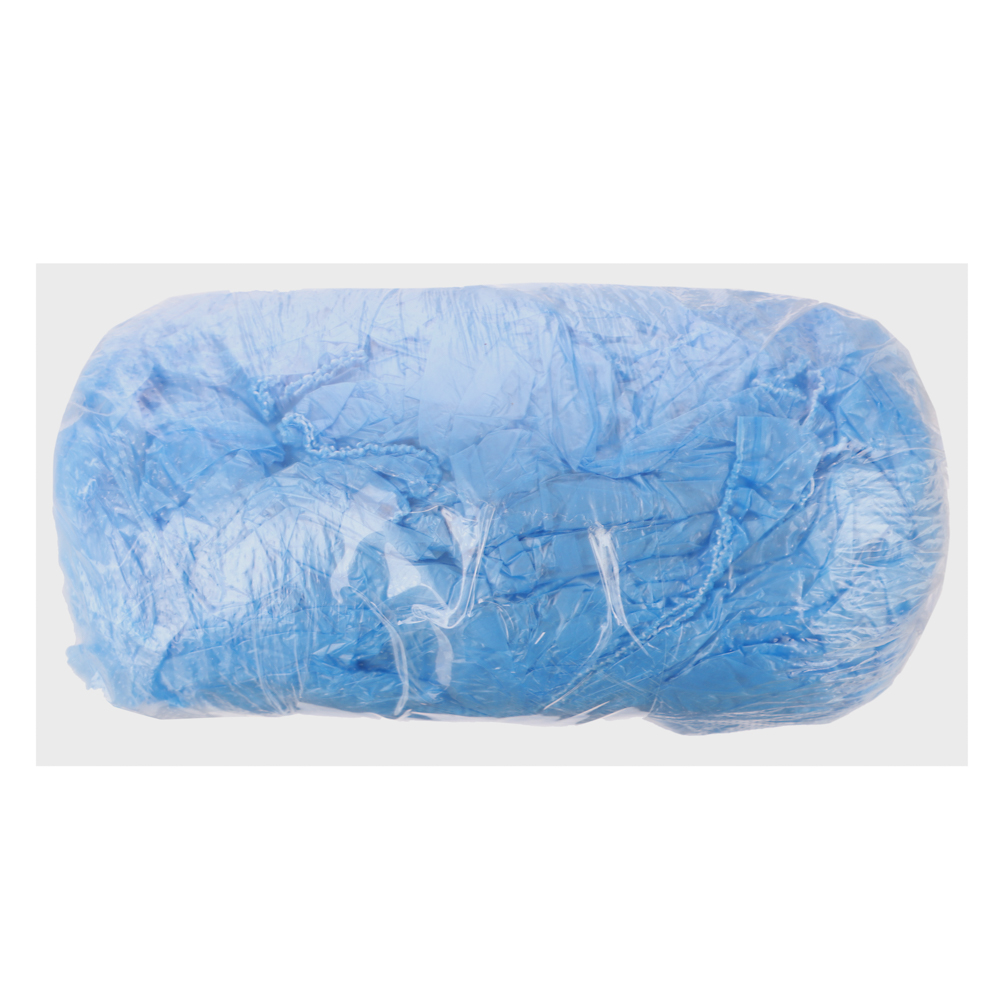 Бахилы одноразовые, полиэтилен, 25 пар, 18 микрон, синие, арт.№ 360-075